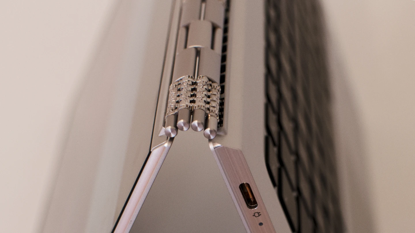 Lenovo's Watchband Hinge in action
