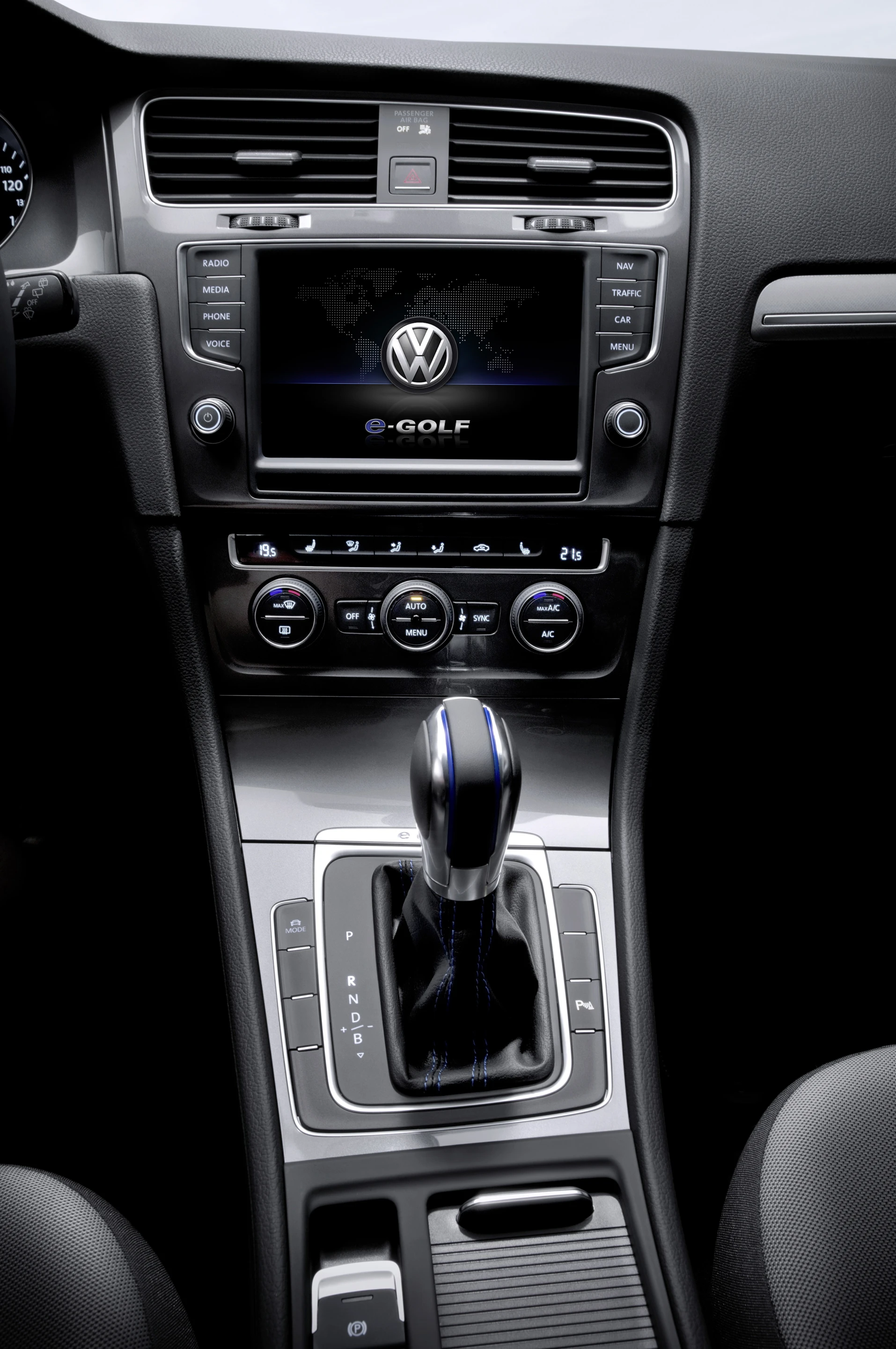 e-Golf like other electrics, uses a single speed transmission powered by the electric motor