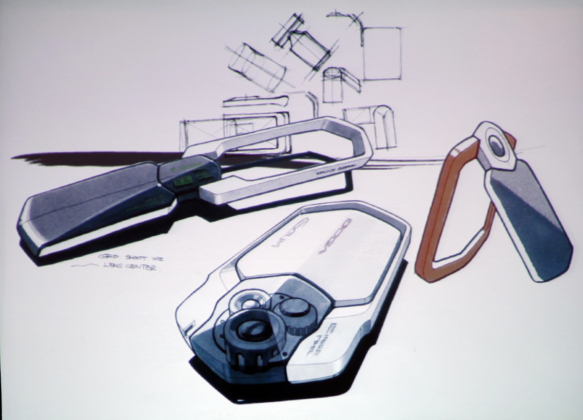 Casio's new TRYX camera concept drawings