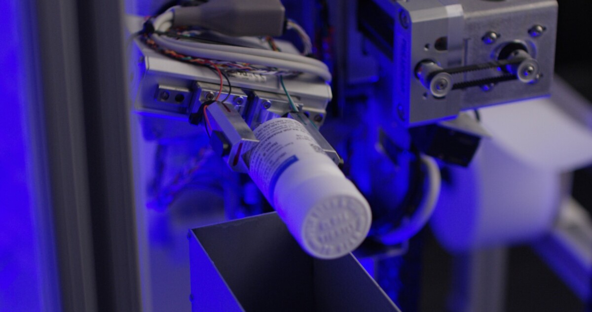 Medication in the OnMed Station is kept in a secure, automated vault