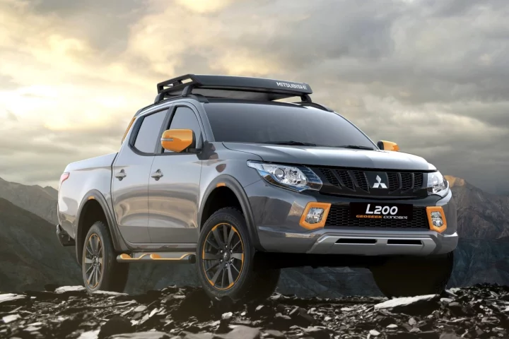 The Mitsubishi L200 concept that will debut at the Geneva Motor Sow