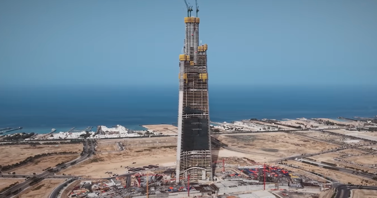 Upcoming World’s Tallest Skyscraper in Saudi Arabia Exceeds 100 Stories