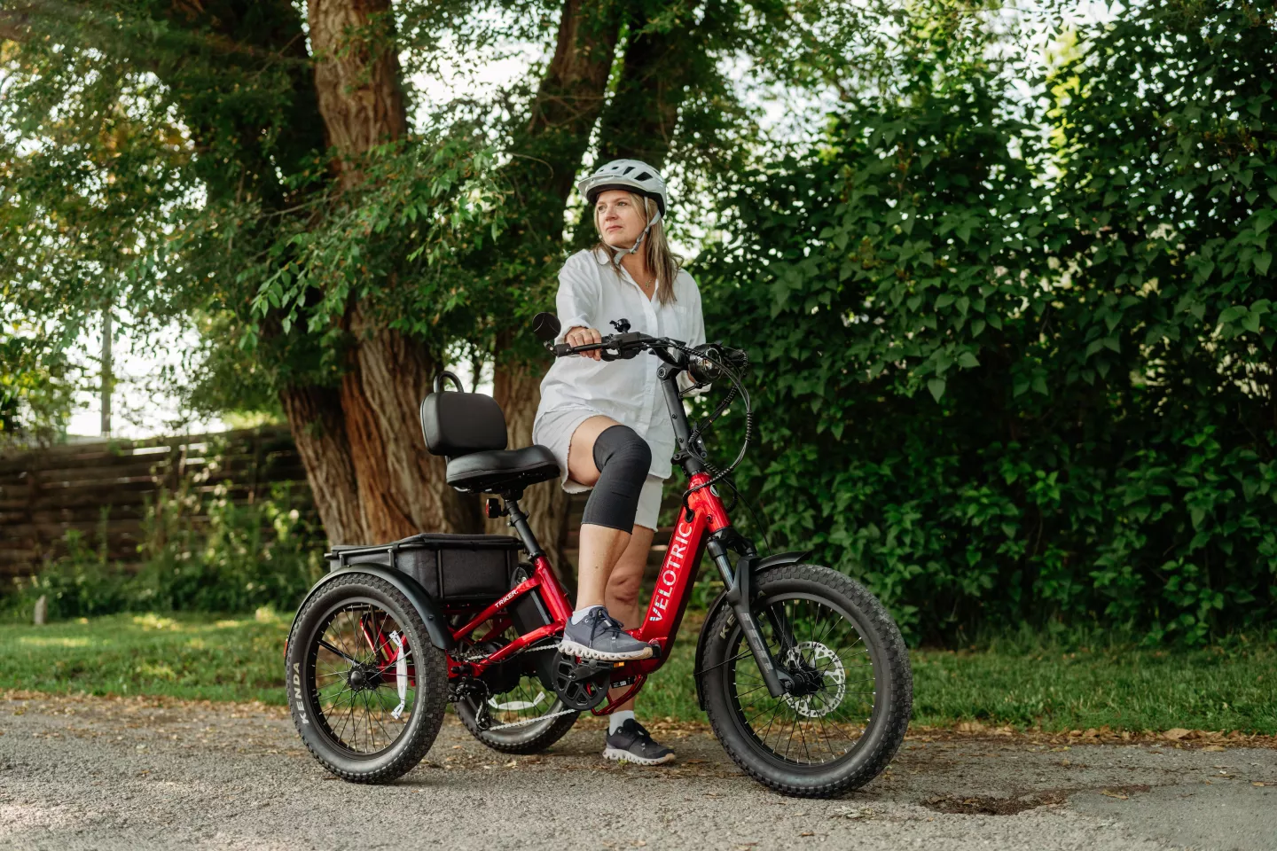 The Triker's beginner mode will help riders new to e-triking build confidence, as well as offering an easier ride for folks recovering from injuries