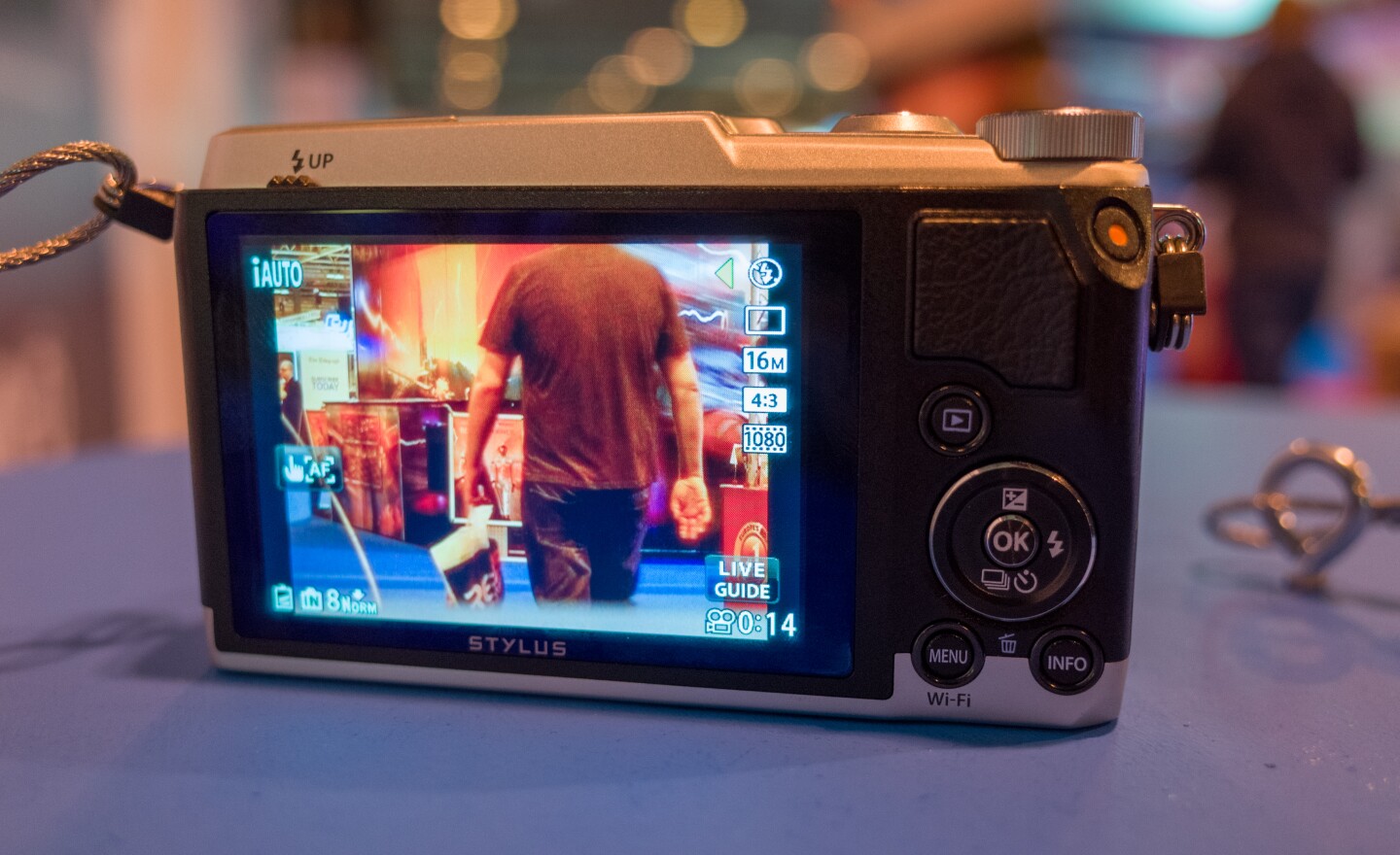 The Olympus Stylus SH-1 powers on surprisingly fast for a compact camera, and the zippiness continues with pleasingly quick and accurate autofocus