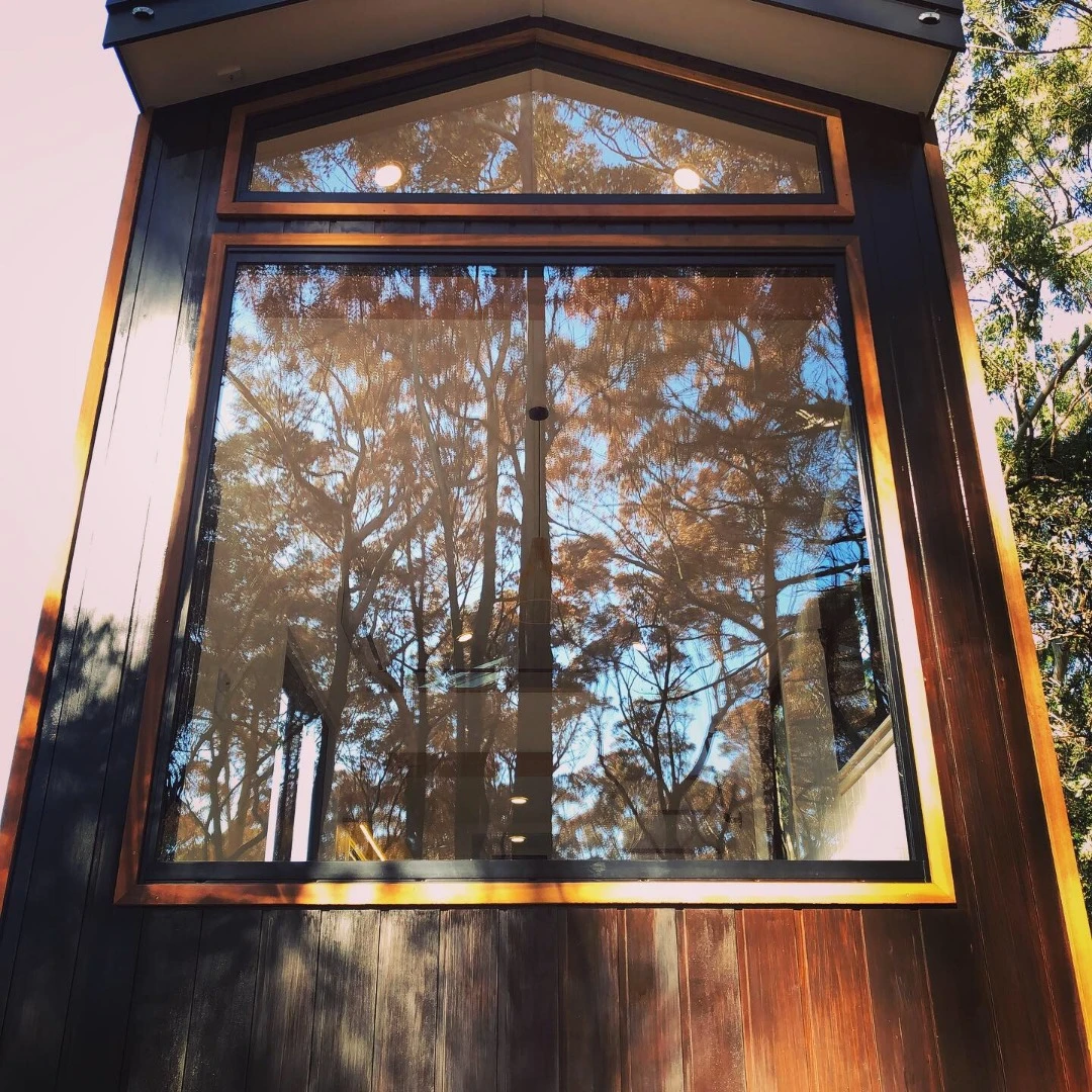 The dwelling was designed to reflect an iconic burnt Australian landscape