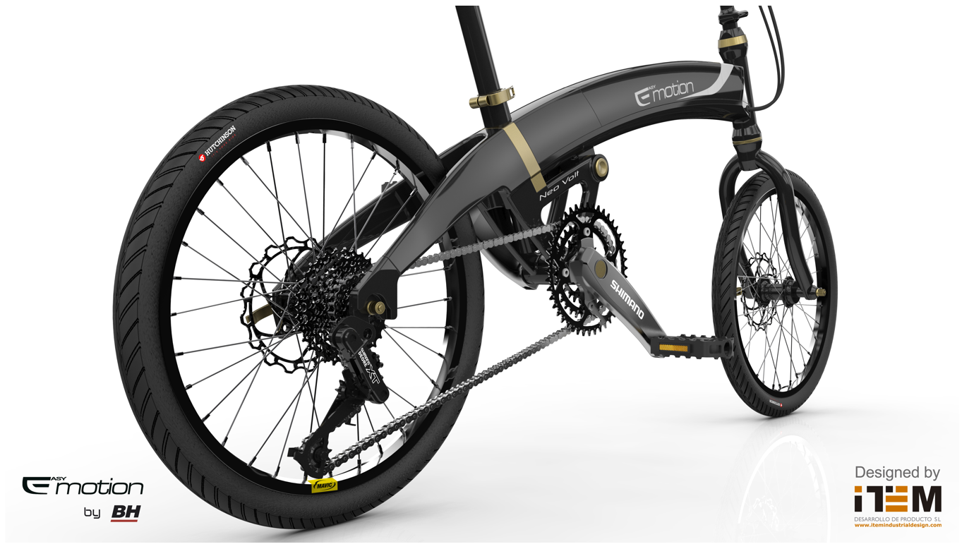 electric bike action