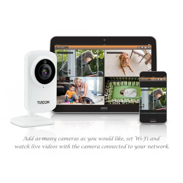 The Turcom Cyberview Mini works with the iSecurity app