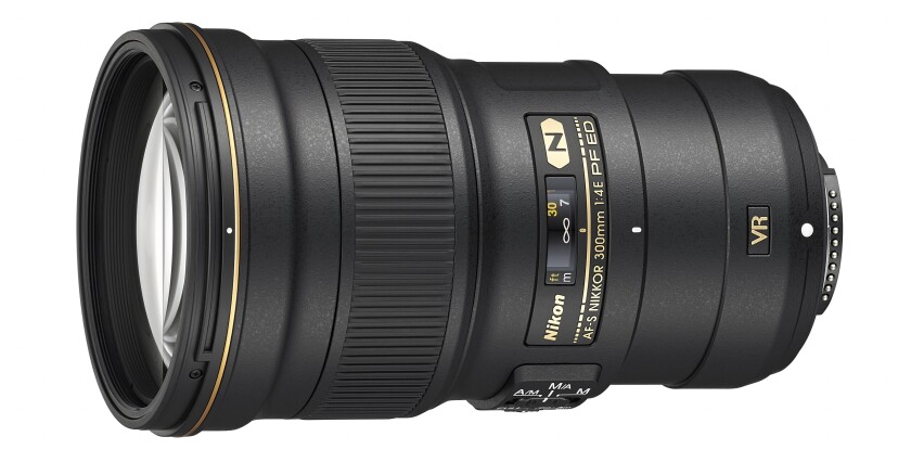 The Nikkor 300-mm F4E PF ED VR is being described as the world's lightest 300mm full-frame AF lens