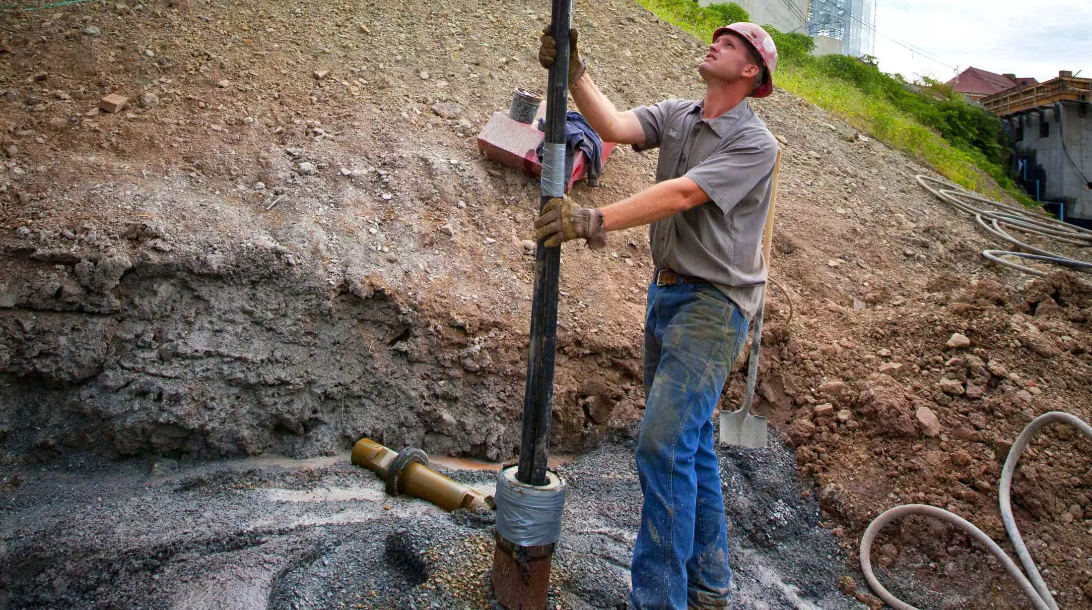 The Center for Sustainable Landscapes employs a ground-source geothermal heating, ventilating and air conditioning system (Photo: Denmarsh Photography)