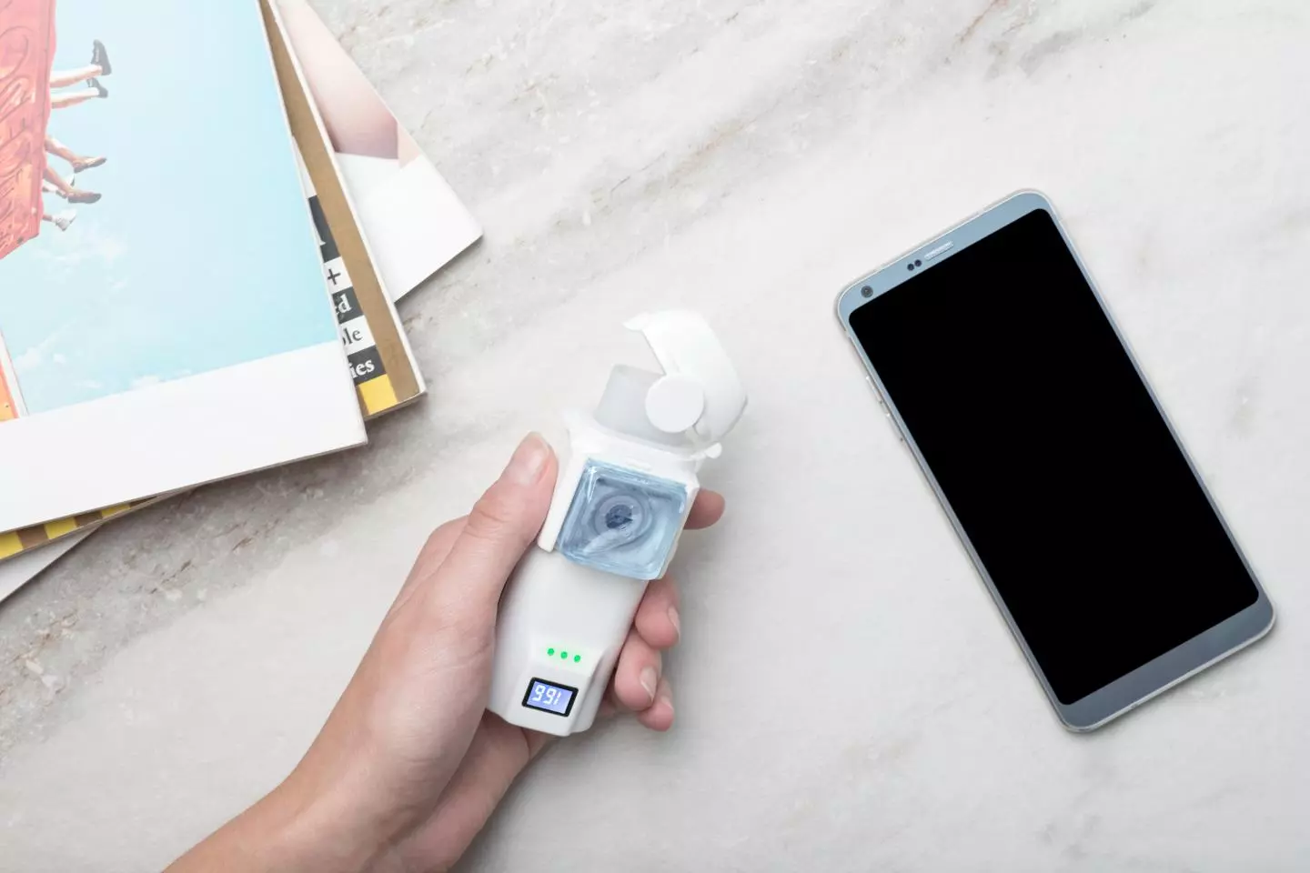 The digital inhaler automatically dispenses medication, and allows dosages to be tracked on a smartphone