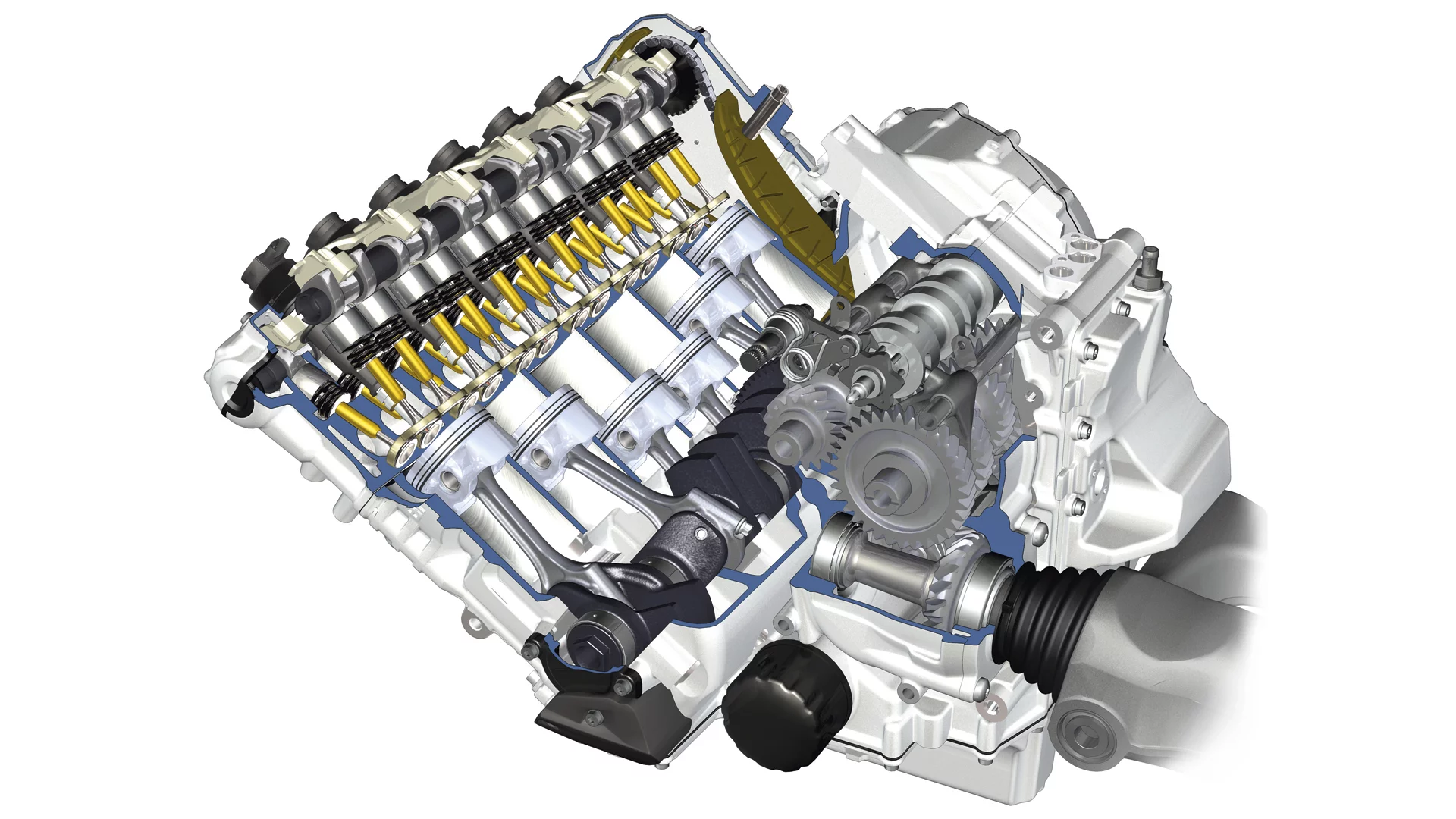 BMW's six cylinder engine