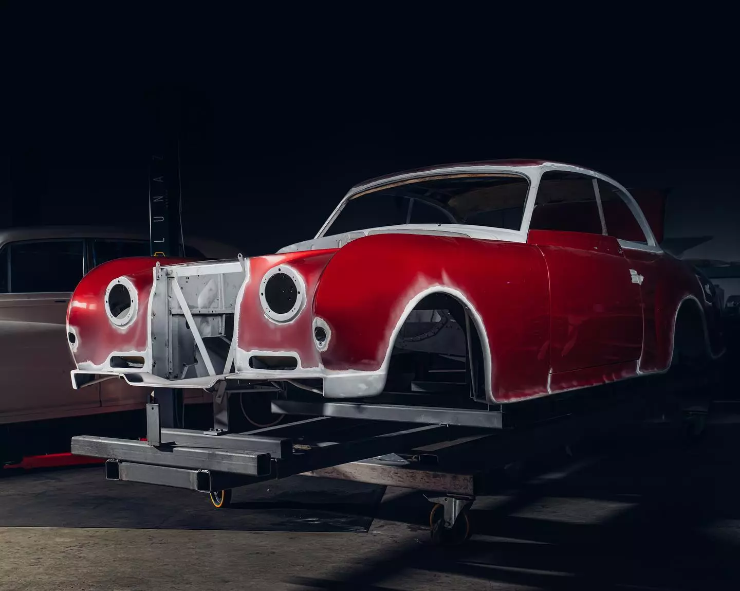 Lunaz Design does a thorough body restoration before sending off its electrified classics