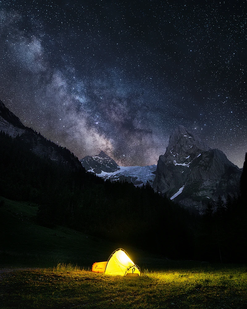 Nominee, Amateur, Night Photography. Titled A Night Under the Stars