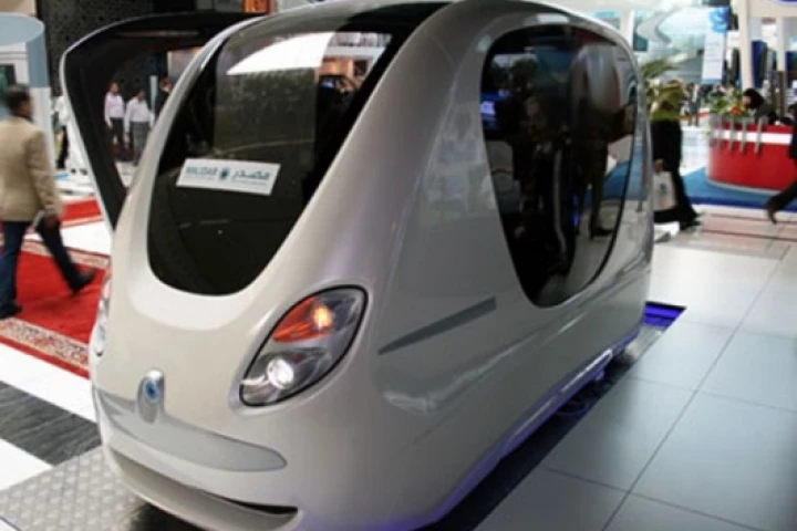 Masdar City's "podcar"Photo: TreeHugger