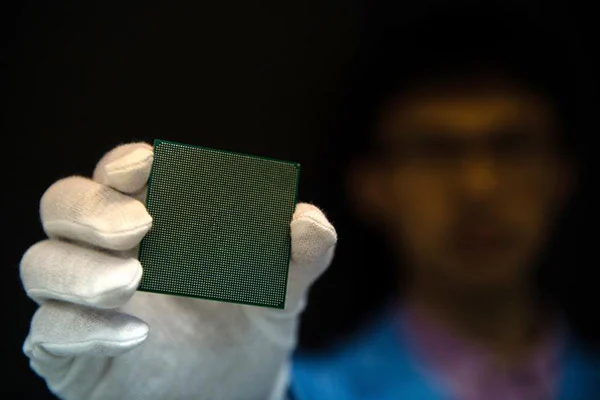 The new supercomputer uses a Chinese-developed computer core chip just 25 square CM (3.8 sq in) in size