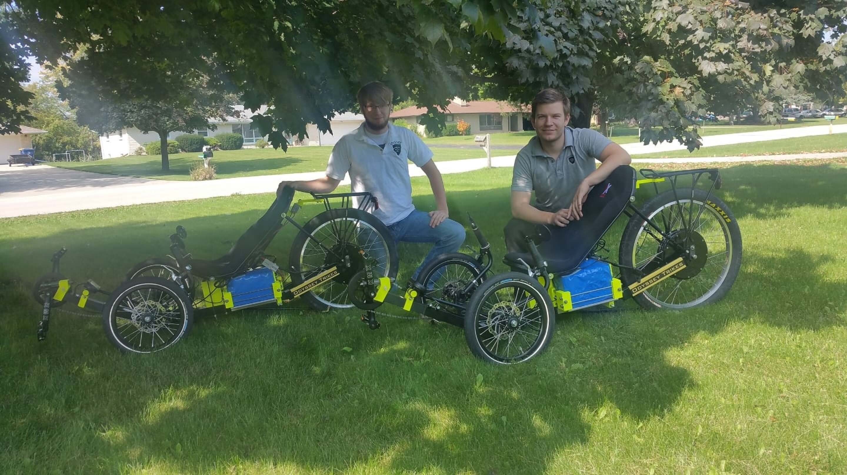 odyssey electric recumbent trike