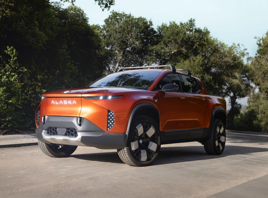 Fisker previews the all-electric Alaska pickup it's developing for 2025 launch