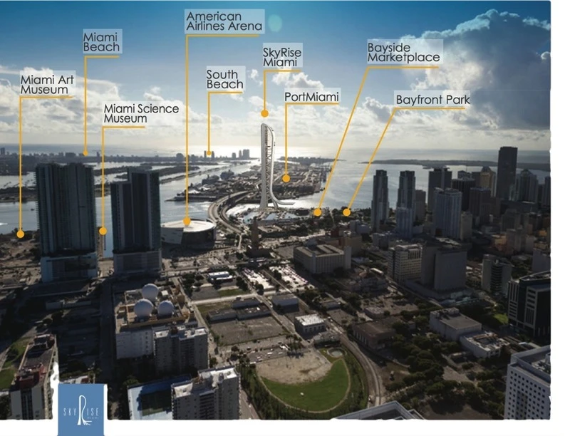 The estimated cost for the project is US$430 million (Image: SkyRise Miami)