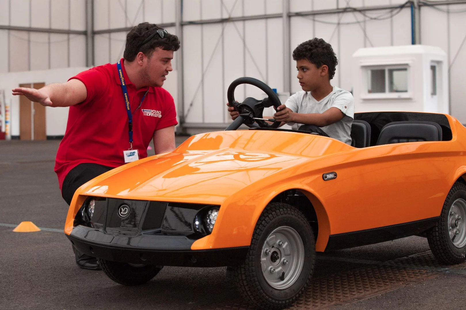 The Firefly is designed to teach kids as young as five to drive