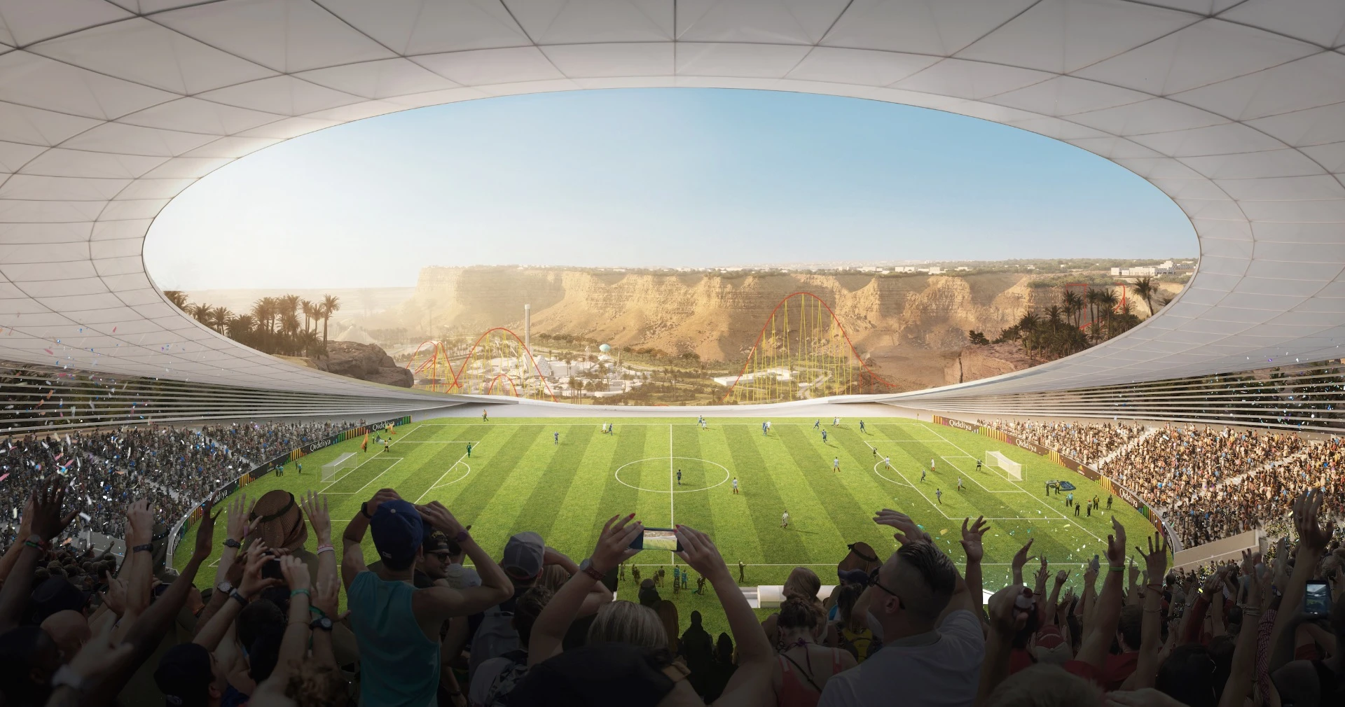 Located above the Resort Core on an escarpment will be the City Centre, a mixed-use area dedicated to sports