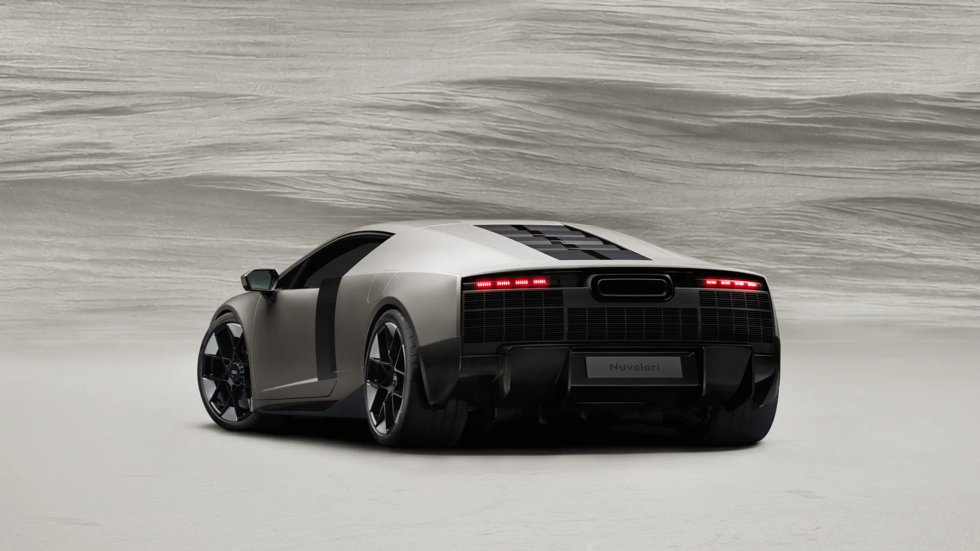 The new Audi has precisely adjustable aerodynamic panels and rear wing that react almost instantly to keep the car stable