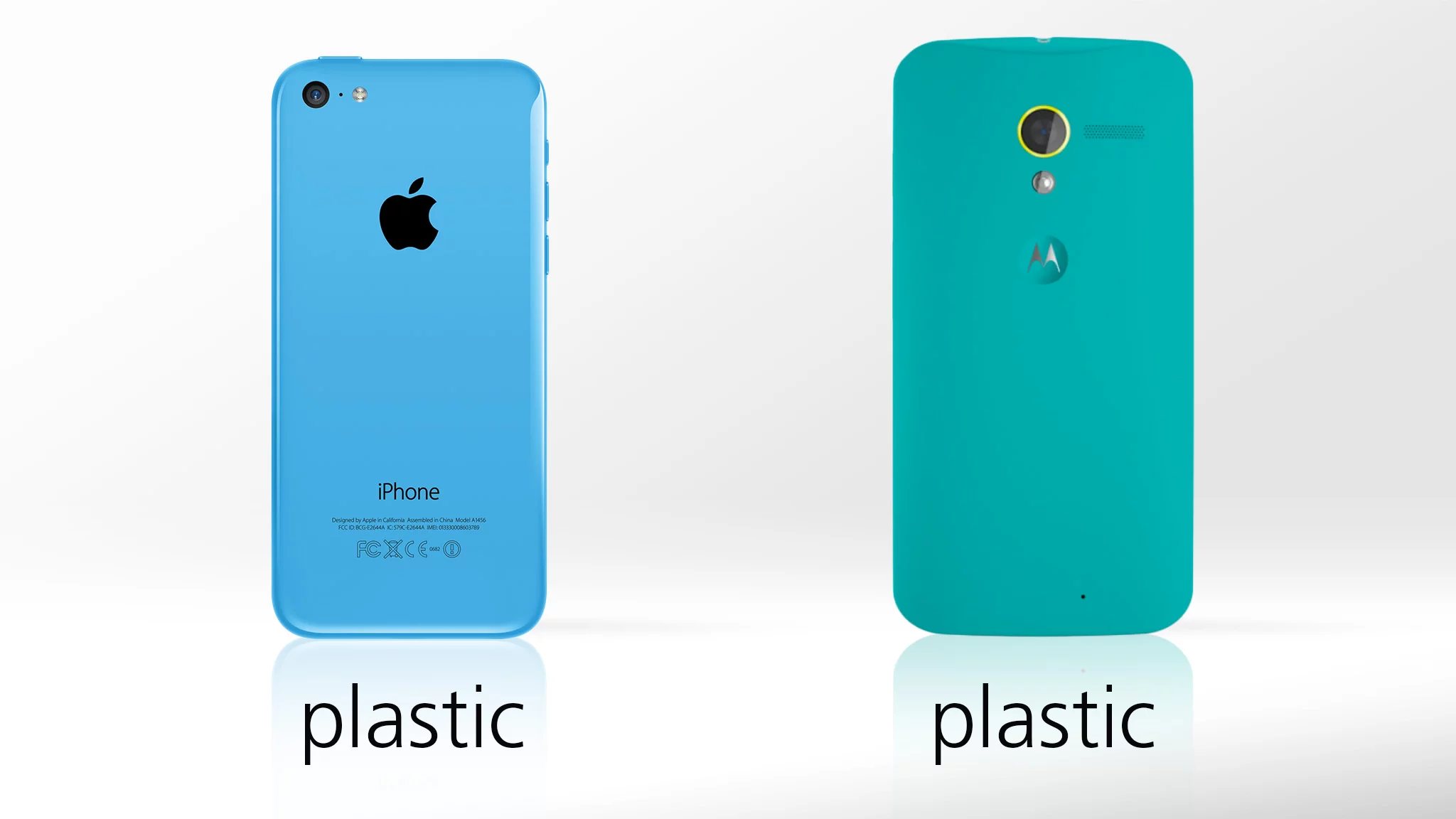 Colorful plastic, all around