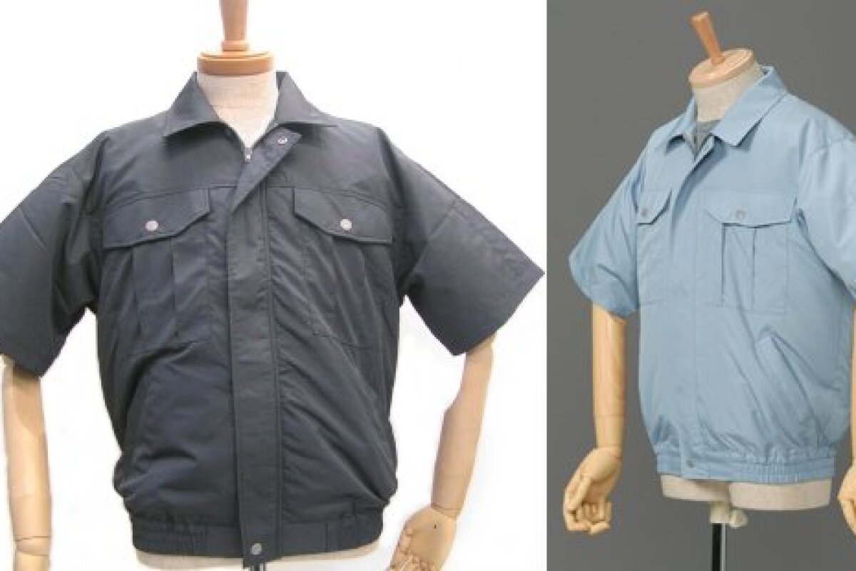 Air conditioned shirt has its fans