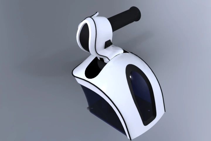 A prototype driving device allows disabled people to steer, accelerate, change gears and brake with one hand (Photo: FICOSA International S.A.)