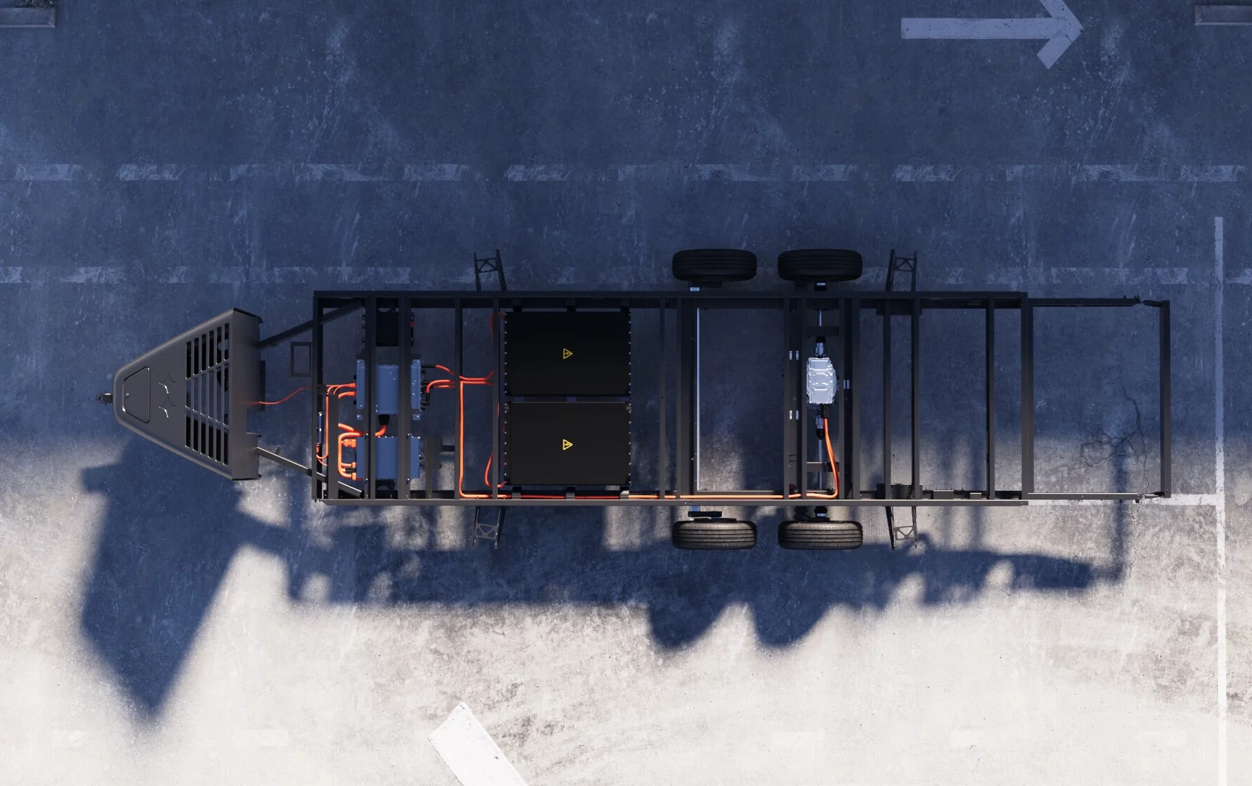 Powersled buyers can use the bare chassis to create their own custom trailer builds
