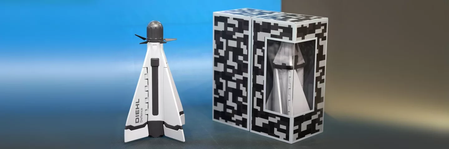 The CICADA and its container/launcher