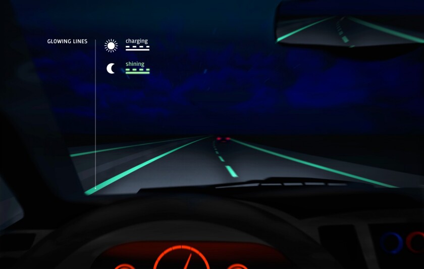 Glow-in-the-Dark Road