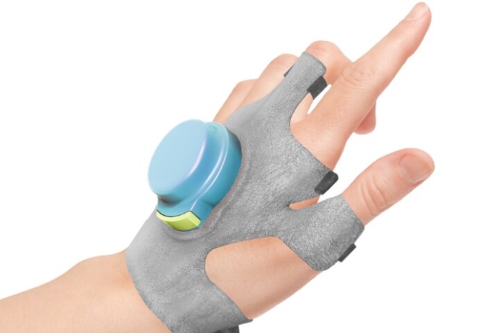 The GyroGlove uses internal spinning discs to smooth out the shakes