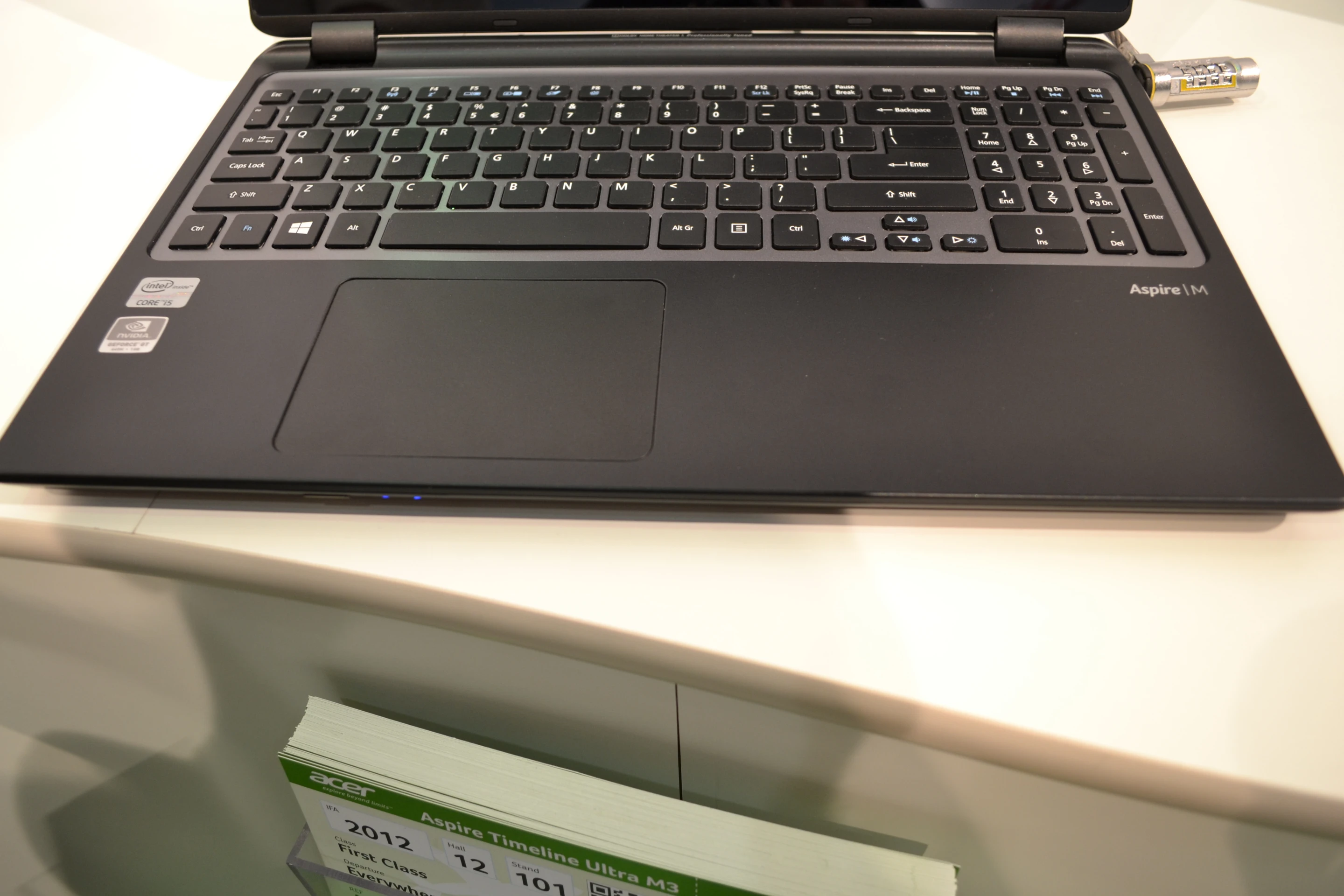 The supersizing of the touchpad is very welcome indeed