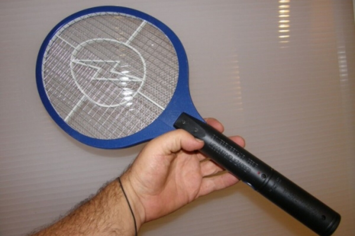 The insect terminator tennis racket