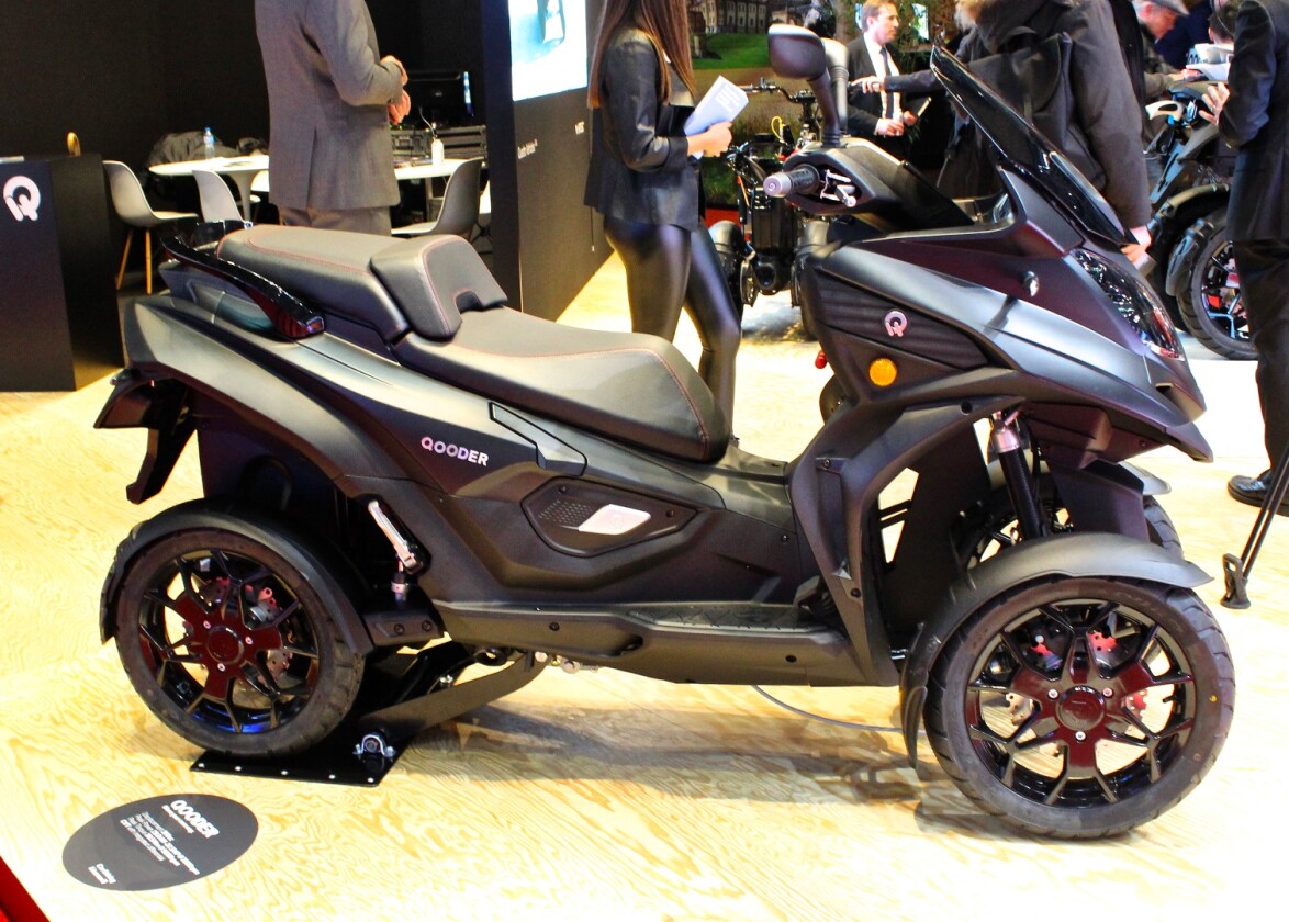 Quadro Qooder 400cc tilting fourwheel scooter soon to get electric brother