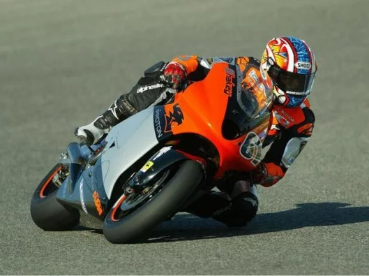 The KTM-engined Proton from Team KR circulated in its first race - expect a more competitive showing as the bike reaches mid-season. Pic - O. Bergamaschi