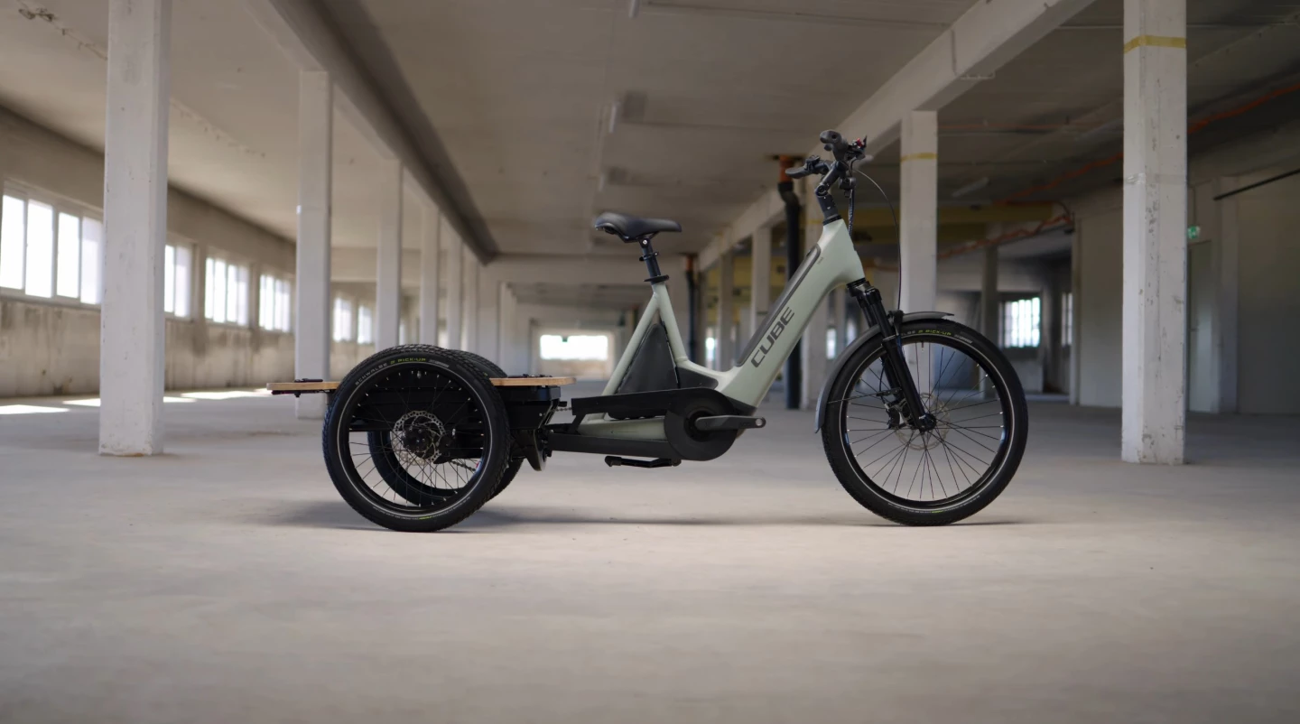 The Flatbed becomes the third member of Cube's novel Trike Hybrid family
