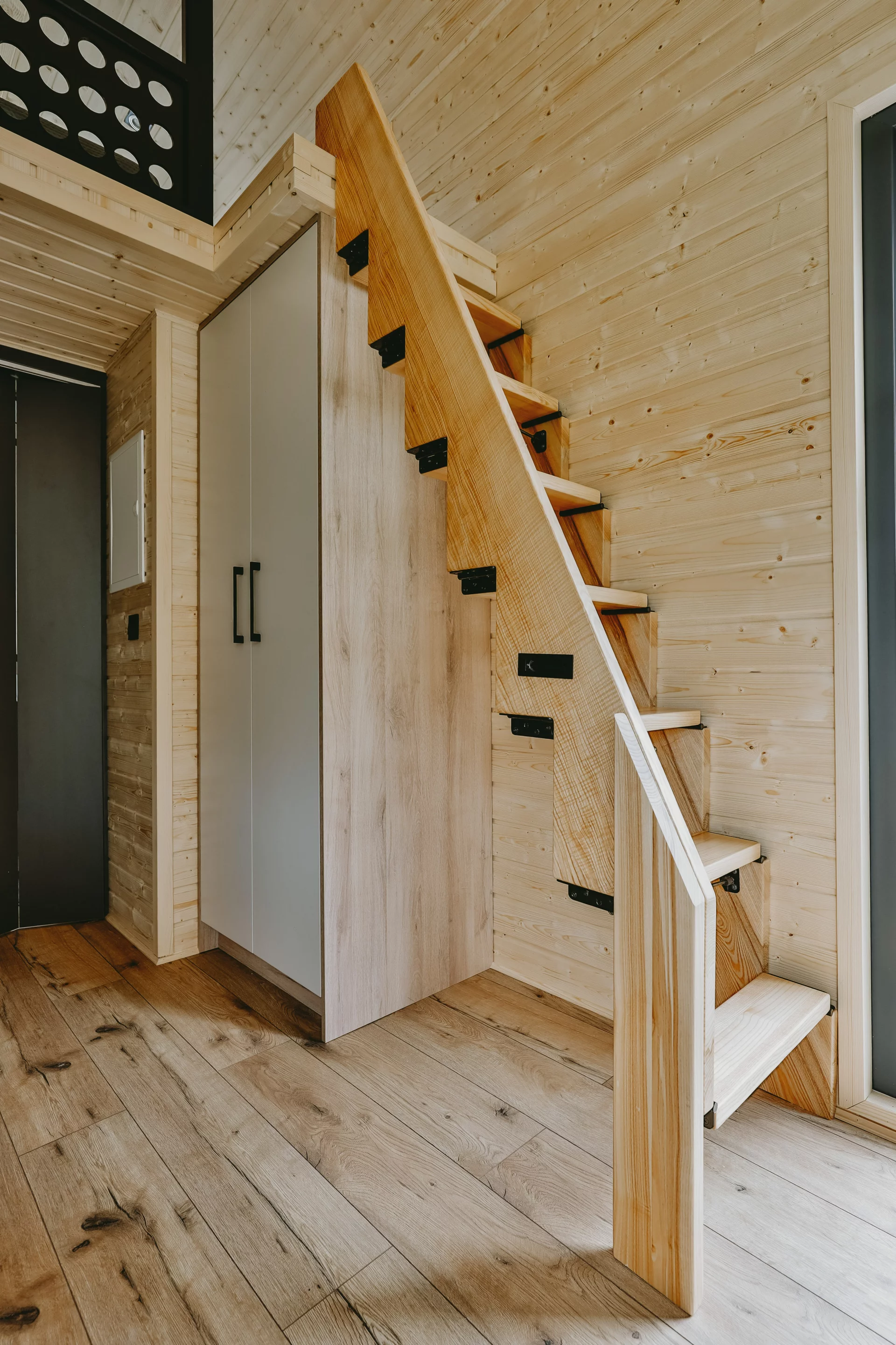 The Alan's loft is reached using a folding staircase that stows away when not in use