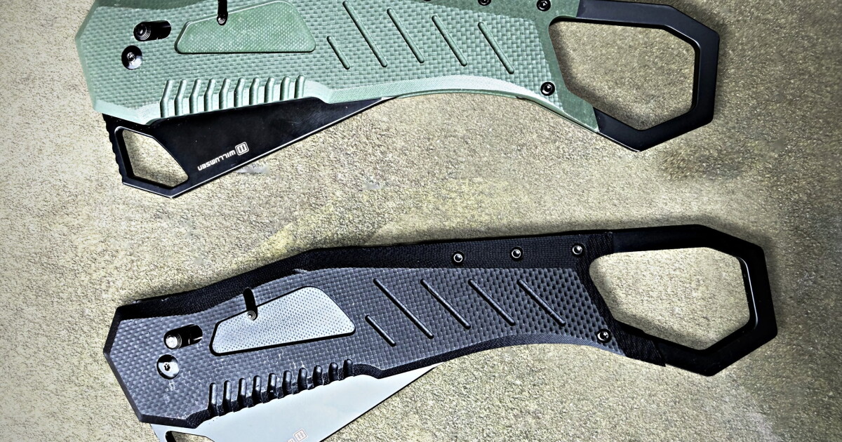 Norse Foldable is a folding camp tool with a surprise blade