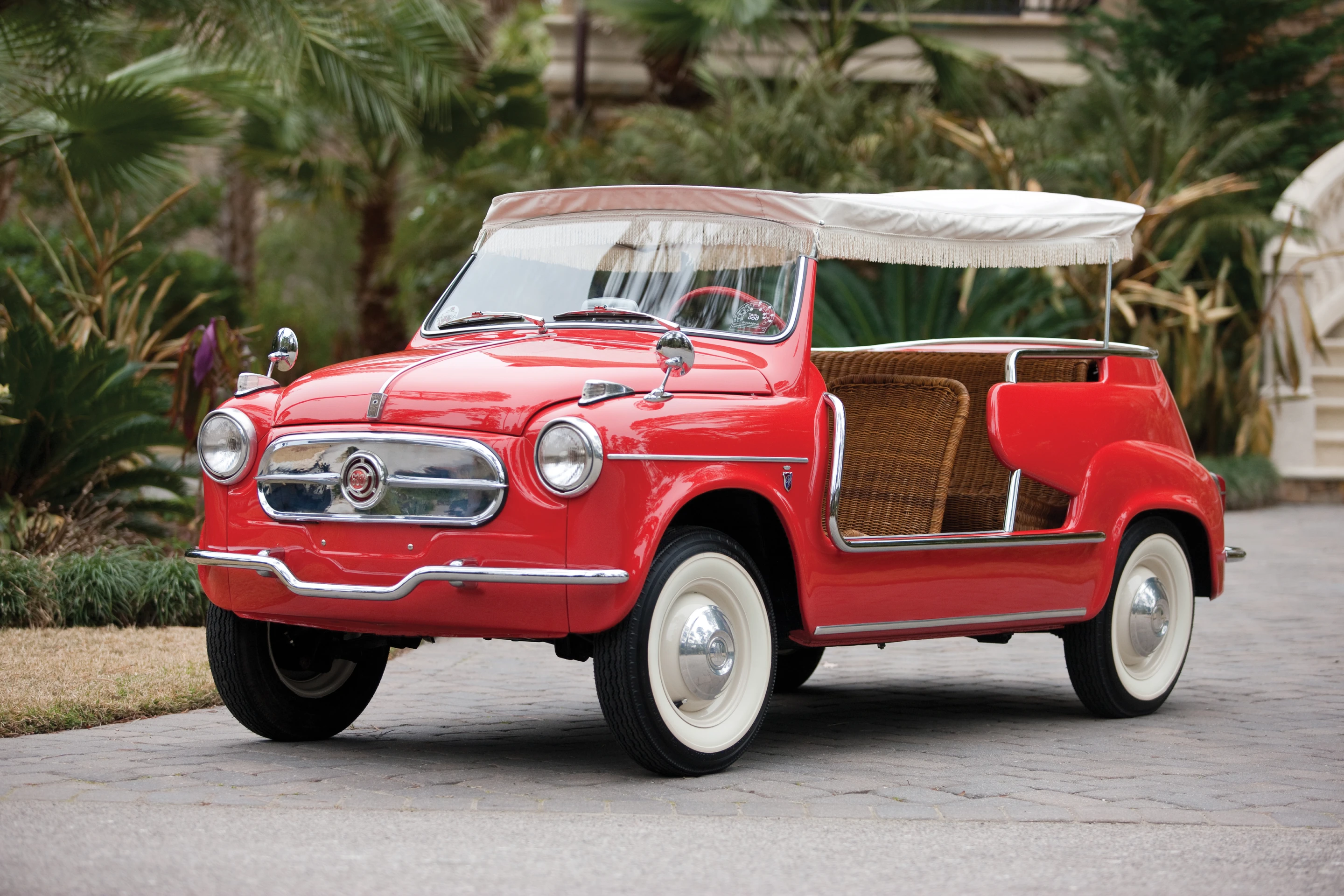 The 1959 Fiat 600 Jolly by Ghia sold for US$99,000 at last month's auction
