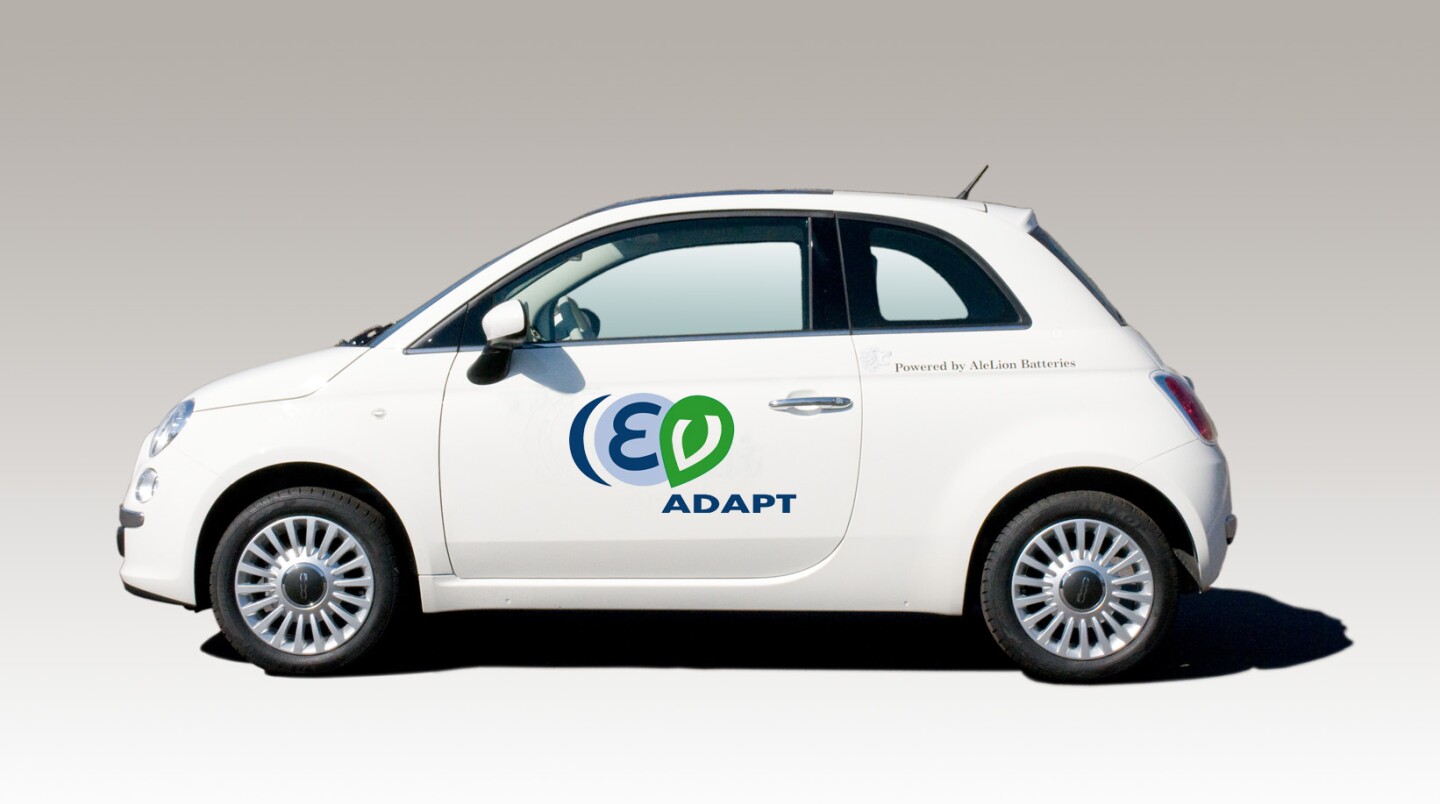 The CARe 500 is an electric version of the Fiat 500, and is now available in Europe