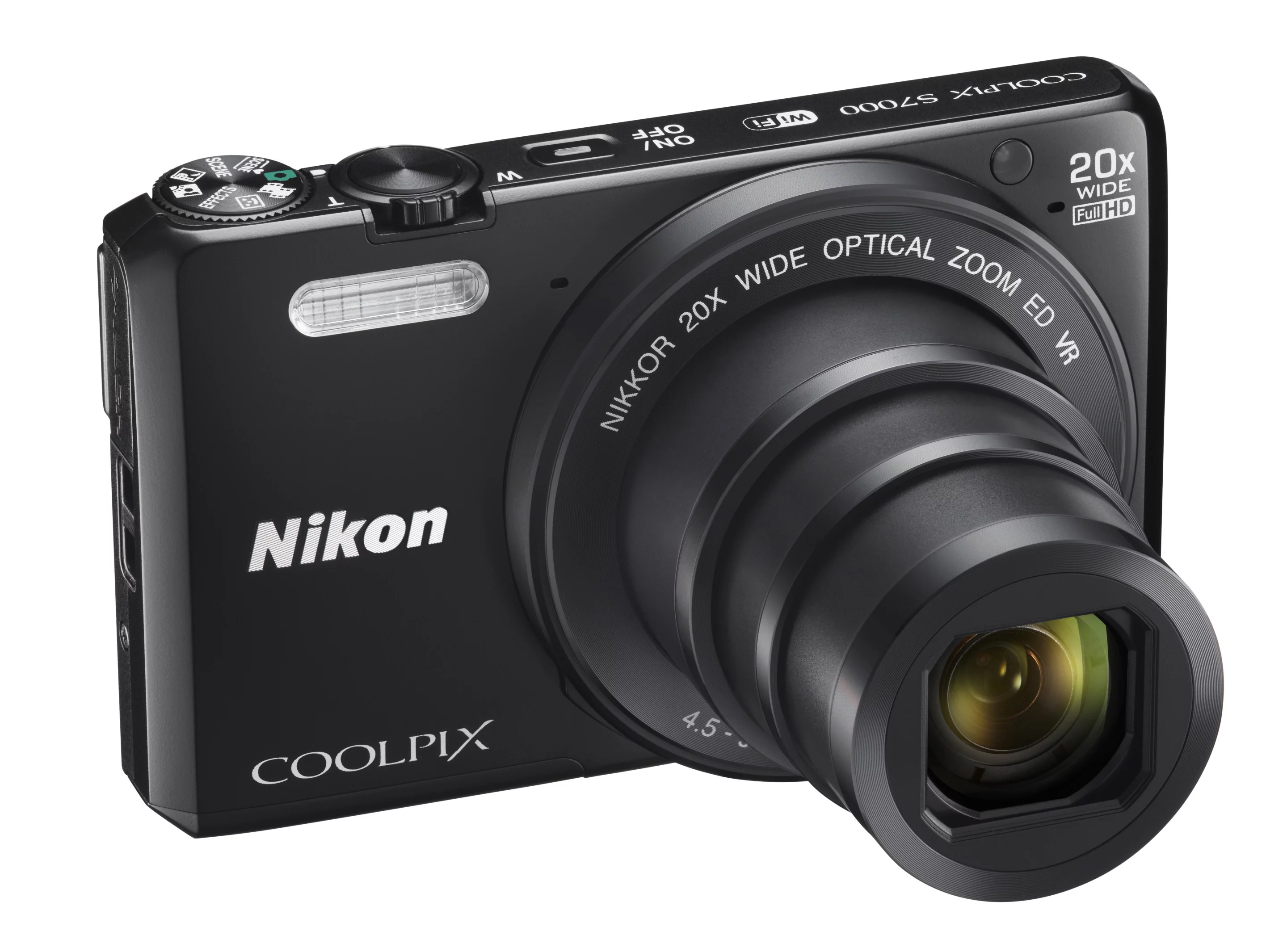 The Nikon Coolpix S7000 will sell for US$280 when it goes on sale in March