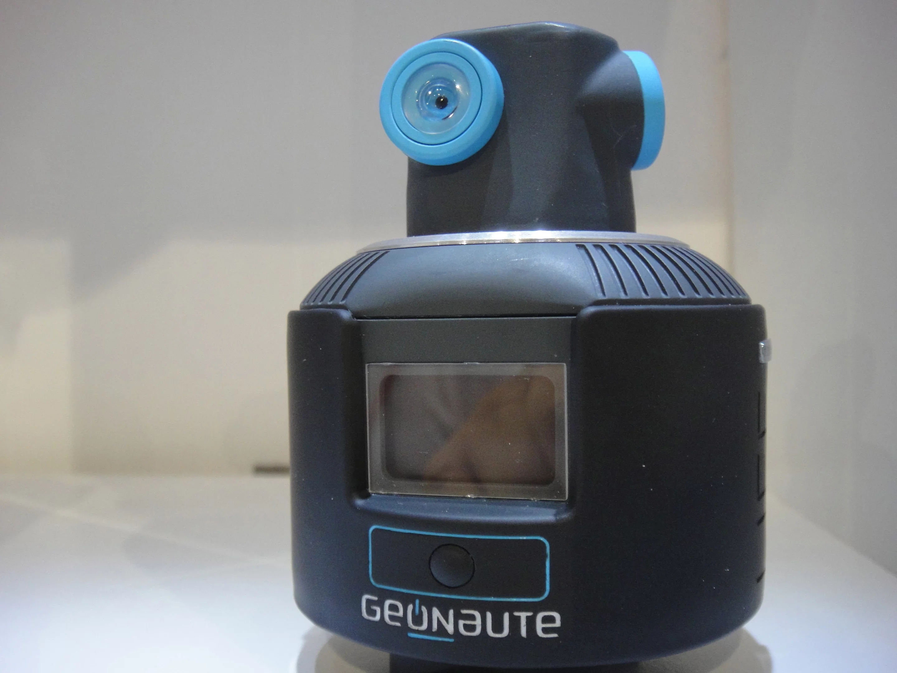 Developed in France, the Geonaute action camera records video and still images in a full 360°