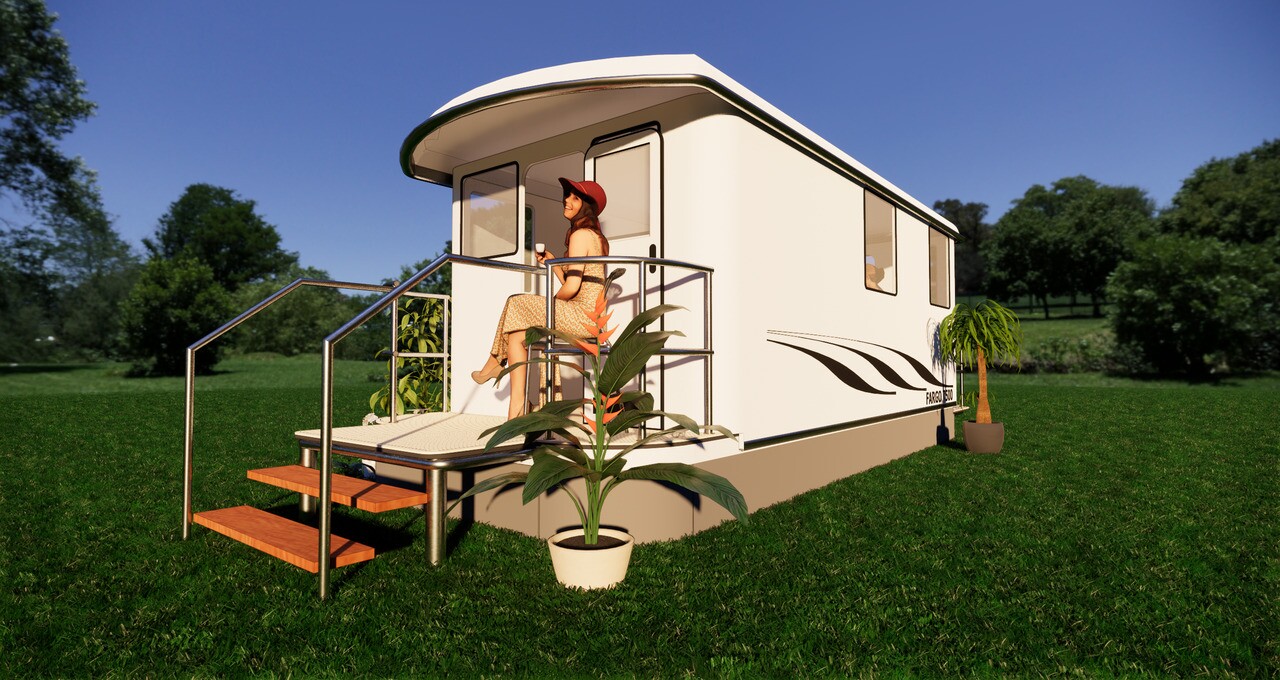 Fargo Glamper Cabins Camp Out On Land Wheels And Water