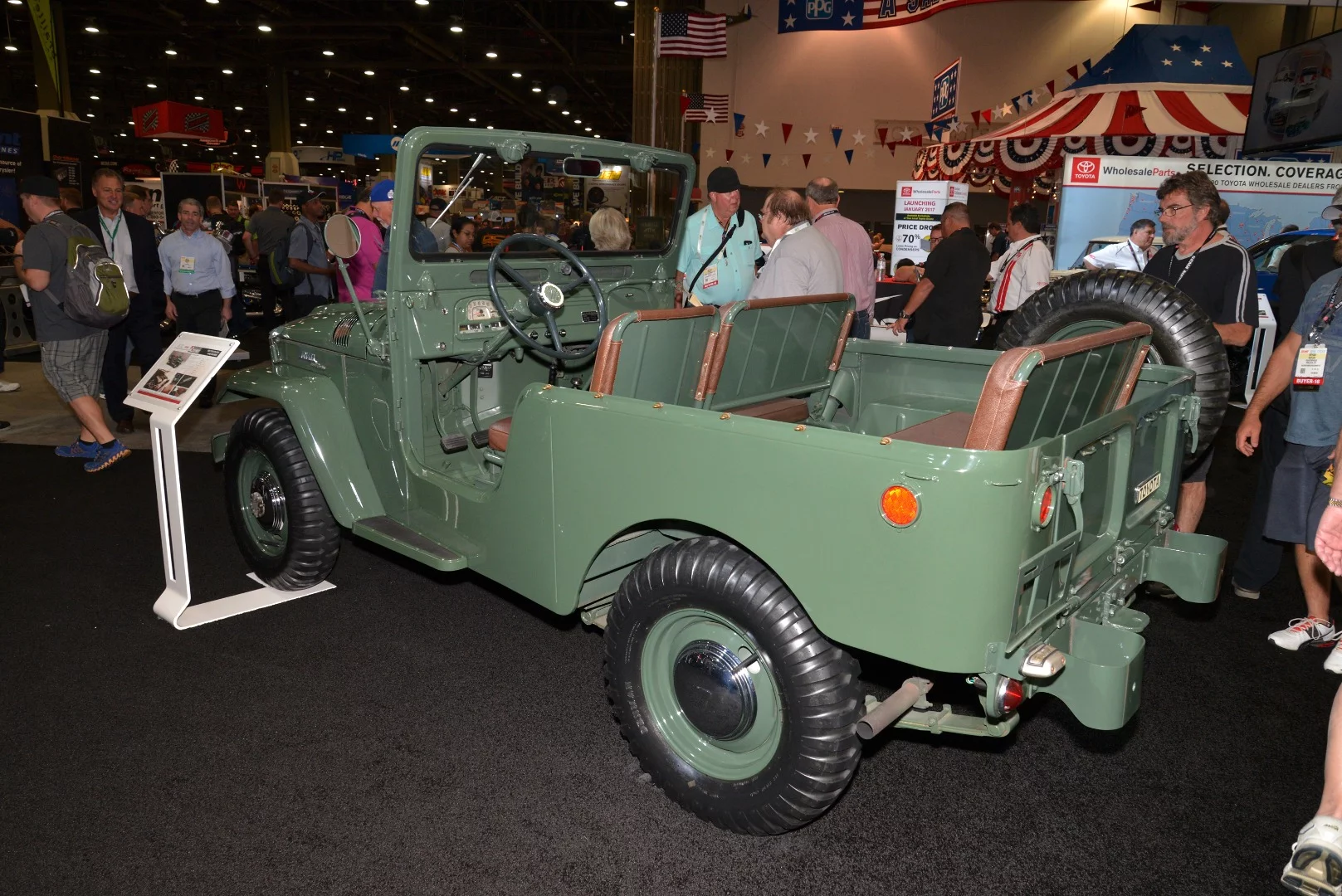 Toyota was all about "something old, something new" at SEMA this year, and this 1961 Land Cruiser FJ25 was the "old" companion of the Land Speed Cruiser