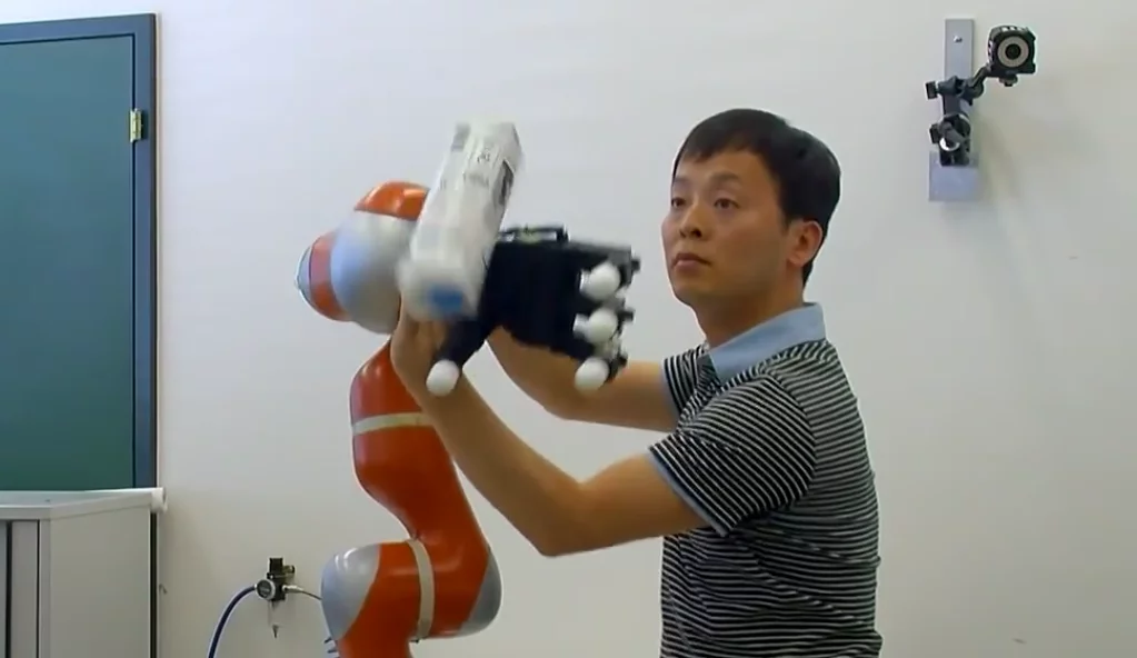 The team used a method known as "programming by instruction" to teach the robot how to catch