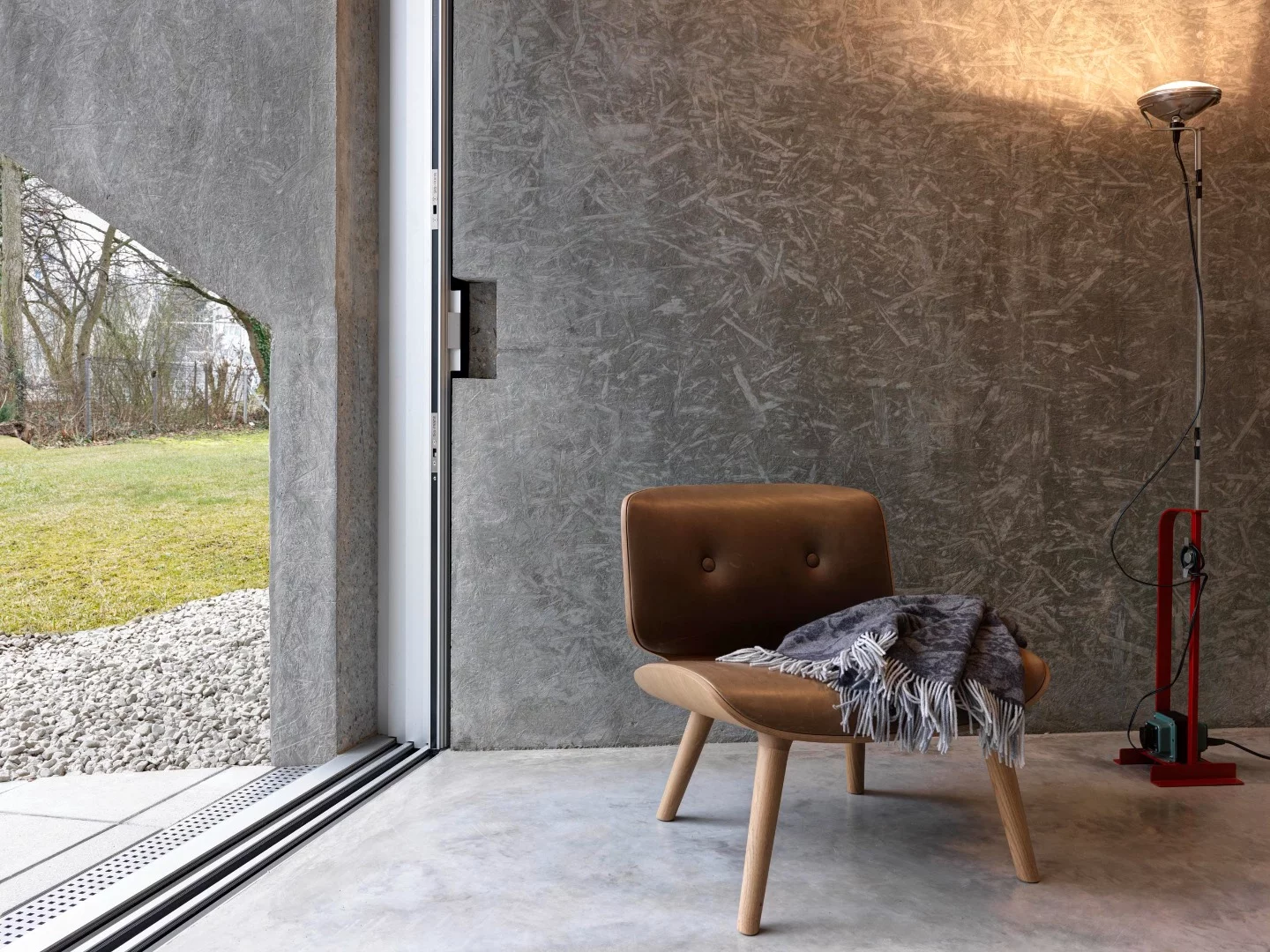A ground-floor apartment opens to the outside