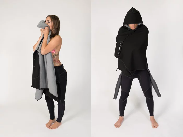 Mavari is a surf cloak with a versatile range of different uses