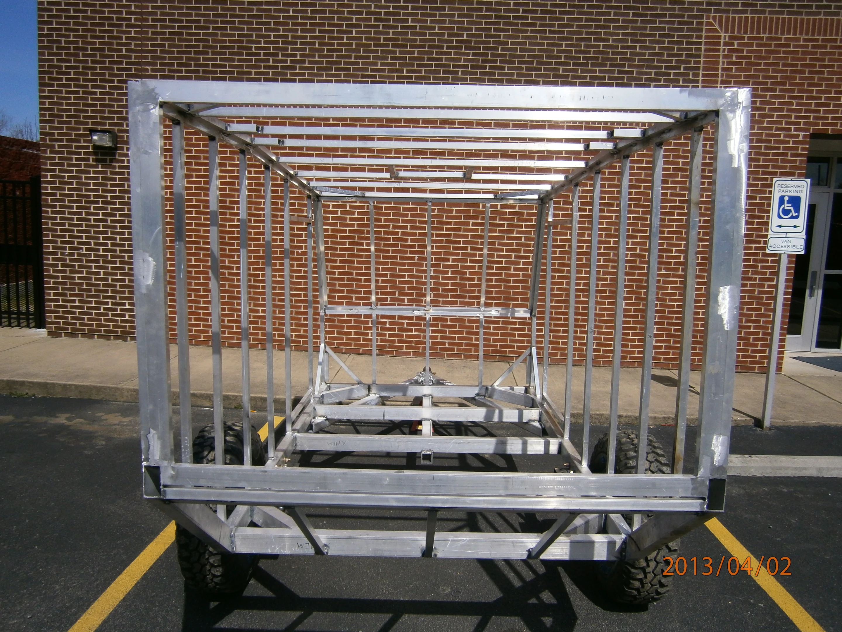 The 510 is built around a welded aluminum frame