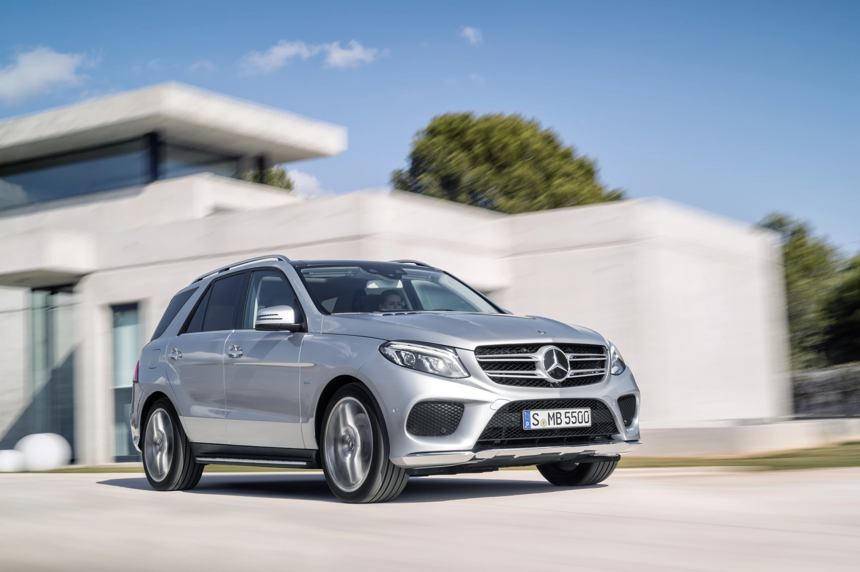A plug-in hybrid option is available on the GLE